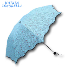 Best Supplier Sun Promotional 2017 New Style Custom Print Fashion Cheap 3 Fold Pencil Umbrella Design Factory in Hangzhou